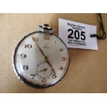 OMEGA SILVER POCKET WATCH 7758558