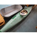 CANOE WITH PADDLES