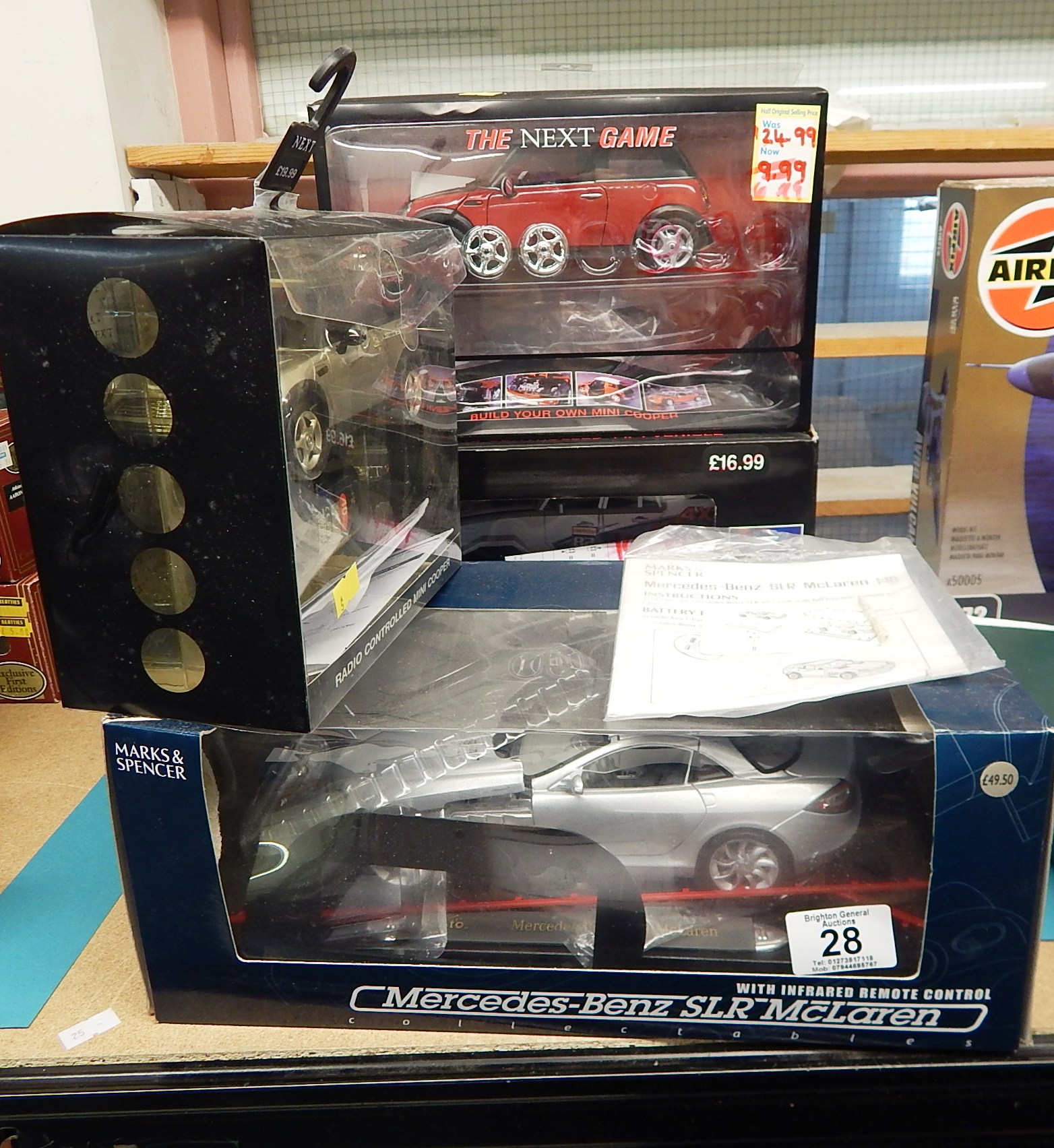 4 BOXED MODEL REMOTE CONTROL CARS