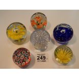 6 PAPERWEIGHTS