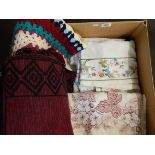 LARGE BOX OF FABRIC