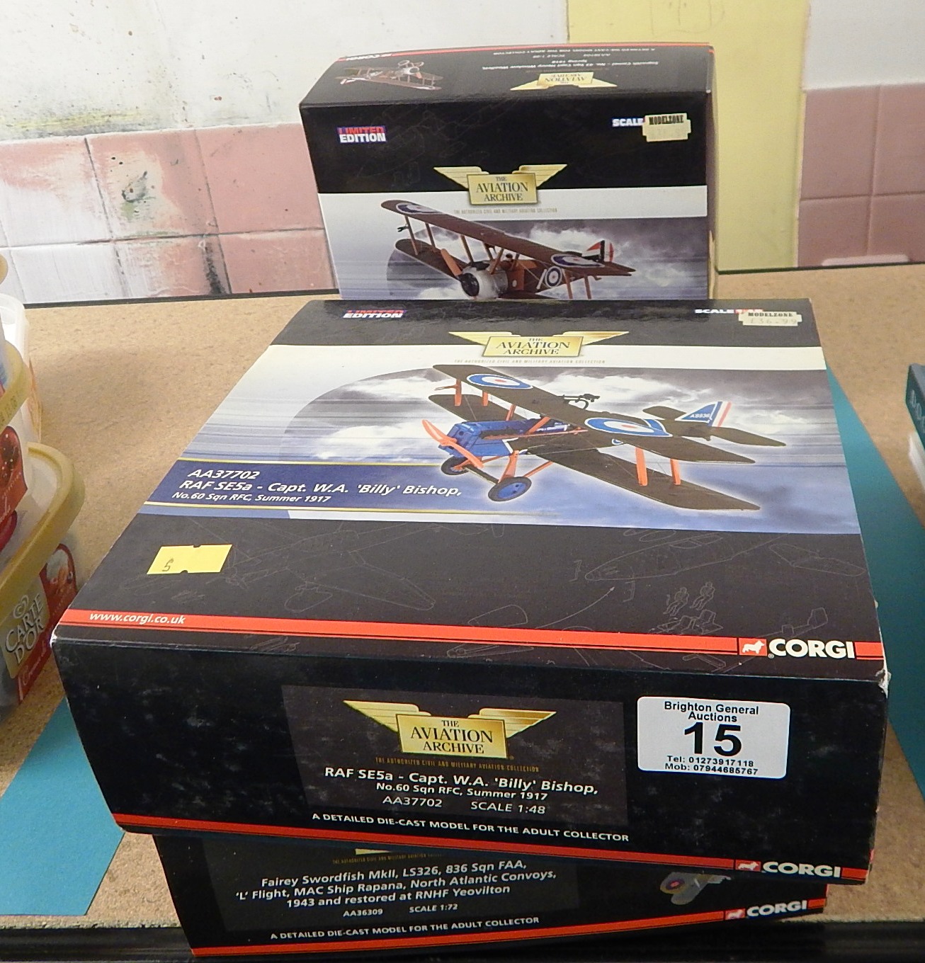 3 CORGI MODEL AREOPLANE KITS