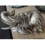 ELEPHANT HEAD WALL PLAQUE