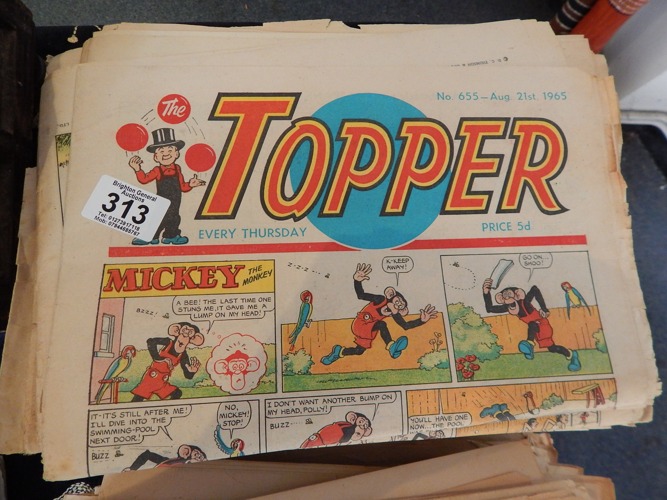 QUANTITY OF TOPPER COMICS