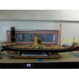 STEAM SHIP MODEL OF 'TOTNES CASTLE'