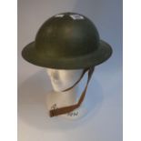 GREEN STEEL HELMET