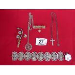 SILVER AND COSTUME JEWELLERY