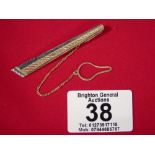 18CT GOLD TIE PIN 5.25 GRAMS