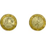 Ve République. 10 Francs au Génie 1991.Frappe médaille. 2500 ex. F.375.7. FDC 35/50