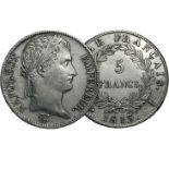 Empire. Napoléon 1er. 5 Francs 1813 I.Limoges. Gad.584. TTB+ 70/140
