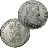 Louis XV. Ecu de France Navarre. 1719 K.Bordeaux. Gad.318 (R2).TTB+/SUP 300/600