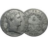 Empire. Napoléon 1er. 5 Francs 1812 M.Toulouse. Gad.584. TB 30/60