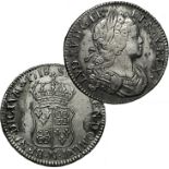 Louis XV. 1715 1774. Ecu de France Navarre.1718 N. Montpellier. Gad.318 (R).TB/TTB 150/200