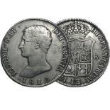 Napoléonides. Royaume d’Espagne.Joseph Napoléon. 20 reales 1810. madrid. Km.551.2.Rare. TB + 150/