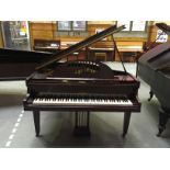 Weimar C.1939 A 4ft 7 grand piano in a mahogany case raised on square tapered lags