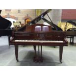 Bluthner C.1935 A 4ft 11 Model IV grand piano in an ebonised case raised on square tapered legs.