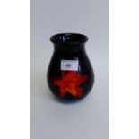 Pool Pottery Galaxy pattern baluster vase, 17cm high