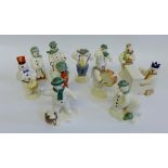 A group of eleven Royal Doulton Snowmen Gift Collection figures to include DS22, DS3, DS15, DS17,