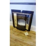 A Victorian cast Iron fire surround.  97 x 97cm