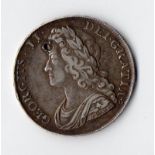 Halfcrown 1734 VF but holed Reserve: £70