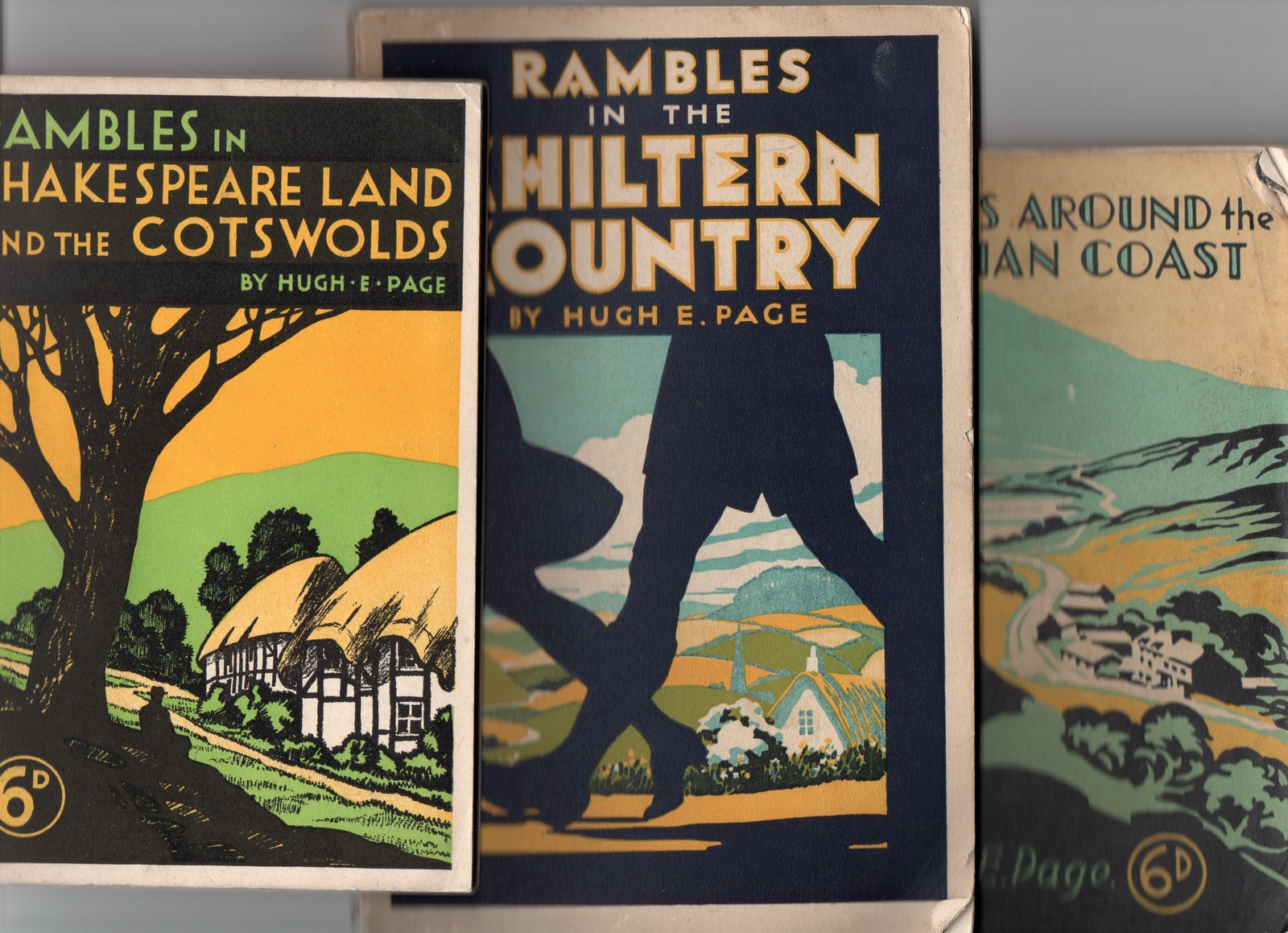 GWR Ramblers books published by GWR, Rambles in the Chiltern Country; Rambles Around the Cambrian