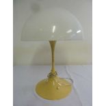 A 1960s plastic table lamp - A/F