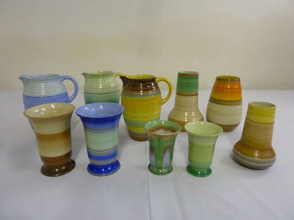 A quantity of Shelley porcelain to include jugs and vases  (10)