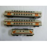 Lima FS D445 HO gauge Omega Reggio Calabria diesel loco with two coaches