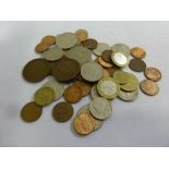 A quantity of foreign coins approx 200g