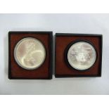 1976 Montreal Olympics $10 and $5, sterling silver coins