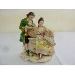 Dresden porcelain figurine of a courting couple