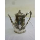 Silver plated coffee pot