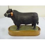 Royal Worcester Aberdeen Angus on raised oval base (1961)