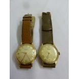 Rotary 9ct gold gentleman's wristwatch and an Ogival gentleman's wristwatch