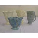 Three Beswick vases and a jug