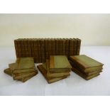 Walter Scott, Waverley novels hard bound with leather spines and covers to include Tales of my