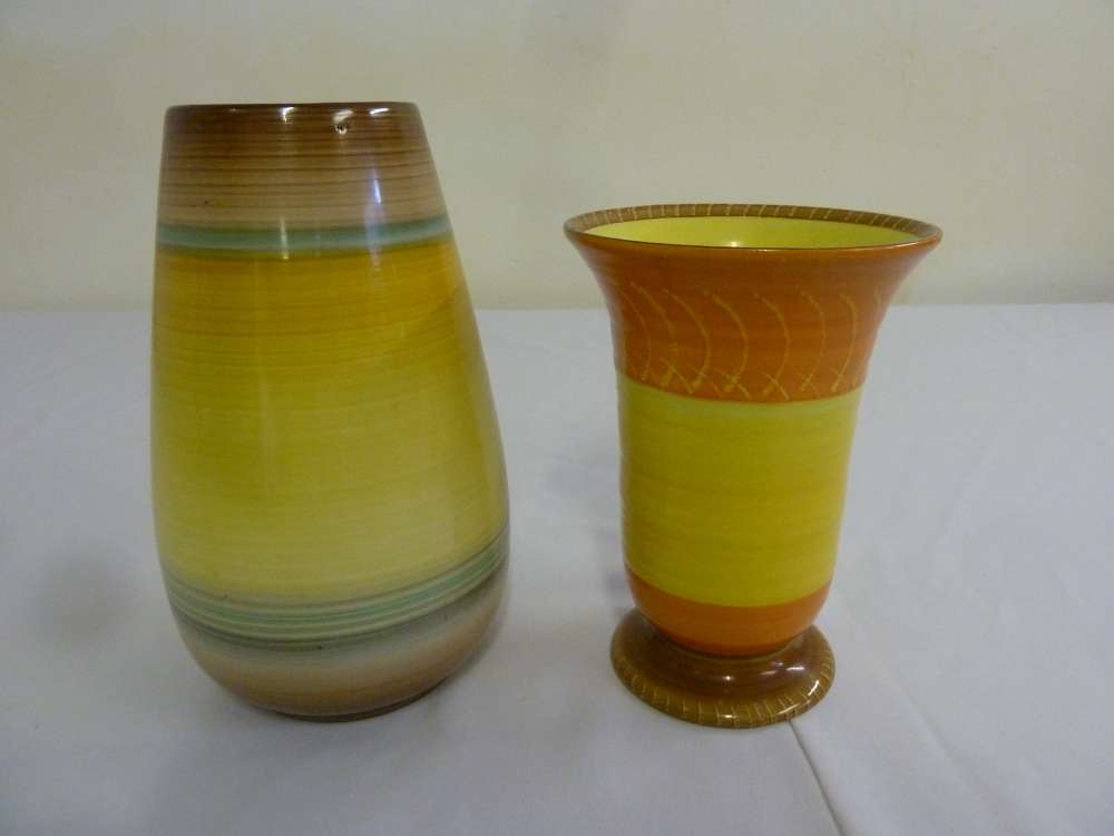 Two Shelley vases, marks to the base