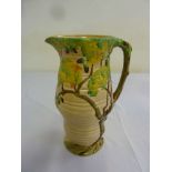 Carltonware porcelain jug decorated with branches and leaves