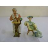 Royal Doulton figurines, Good Morning HN2671 and Ascot HN2356