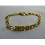 9ct identity bracelet (Jenny)