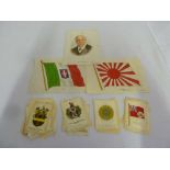 A quantity of silk cigarette cards