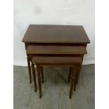 Edwardian nest of three tables