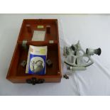 Freiberger Prazisionmechanik micrometer sextant in original fitted case to include documents