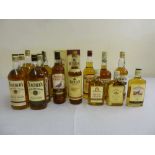 A quantity of whisky to include Famous Grouse, Bells, Teachers (16)