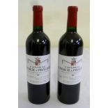 Two 75cl bottles of Chateau Latour a Pomerol 2002