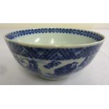 Chinese Kangxi blue and white bowl - A/F