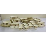 Royal Crown Derby - Derby Border dinner service to include plates, bowls, cups, saucers, platters,