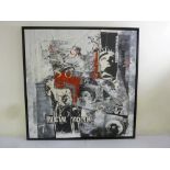 Olivier Dagan limited edition 6/100 abstract signed bottom right - 100 x 100cm