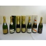 A quantity of champagne to include Perrier Jouet, Lanson and Mumm Cordon Rouge (9)