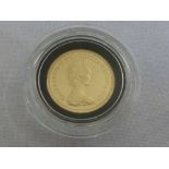 1979 proof Sovereign in plastic sleeve